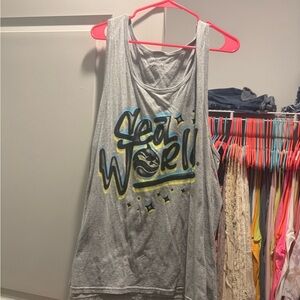 Gray Sea World Tank Top